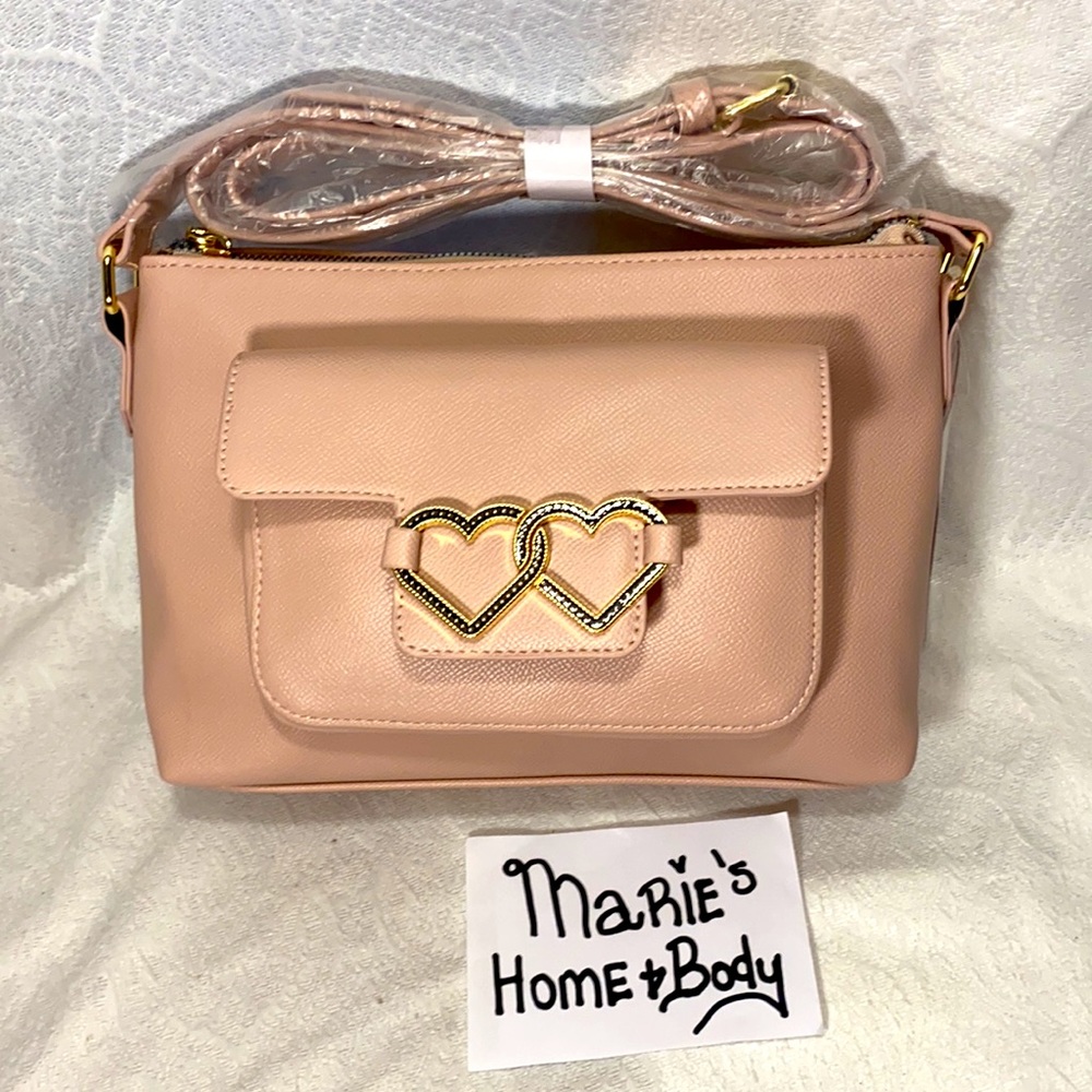 Betsey Johnson Crossbody blush XOBLAKE BJ Luv bag